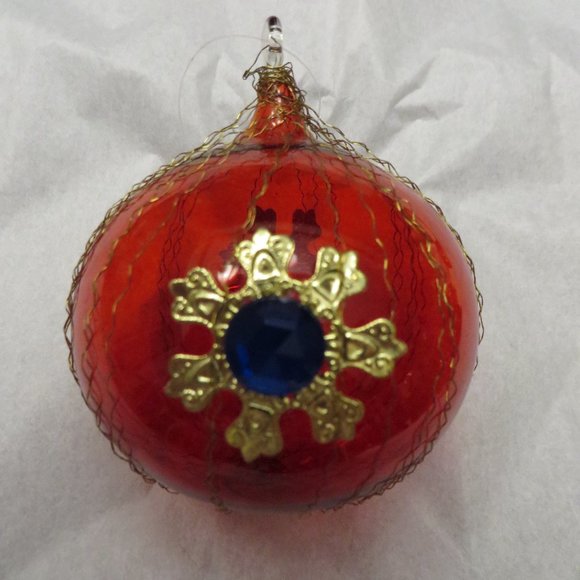 BEAUTIFUL Blown Glass Red Ornaments - Germany - Picture 4 of 9